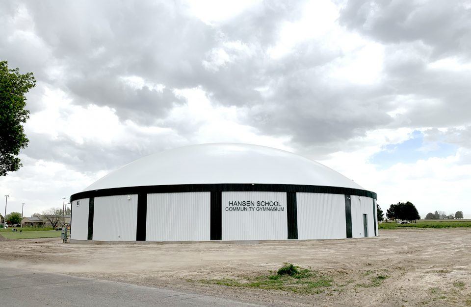 Domes in the news: Hansen School District gymnasium
