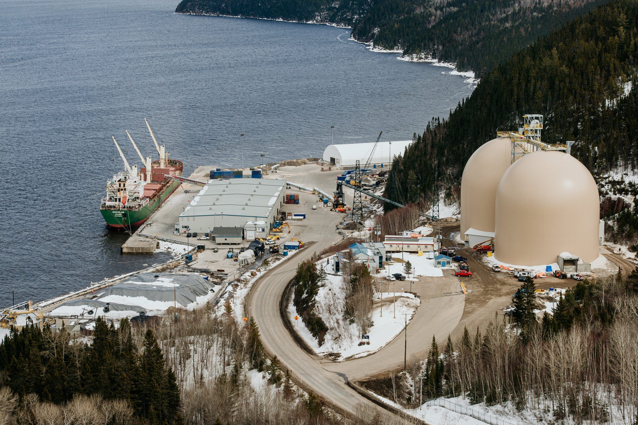 BarretteChapais WoodPellet Project Port of Saguenay, Quebec, Canada
