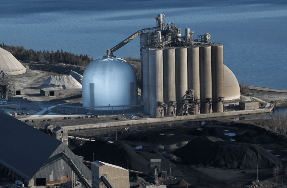 long-term cement storage