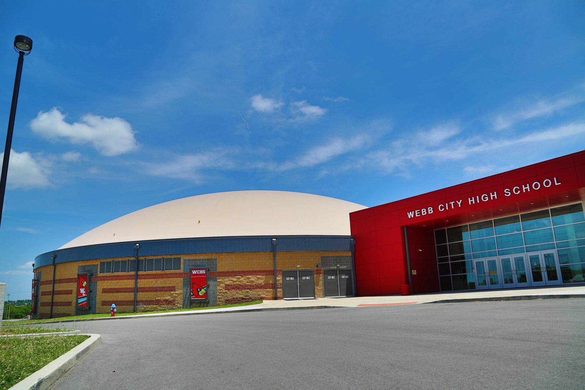 Webb City High School Storm shelter United States Dome Technology