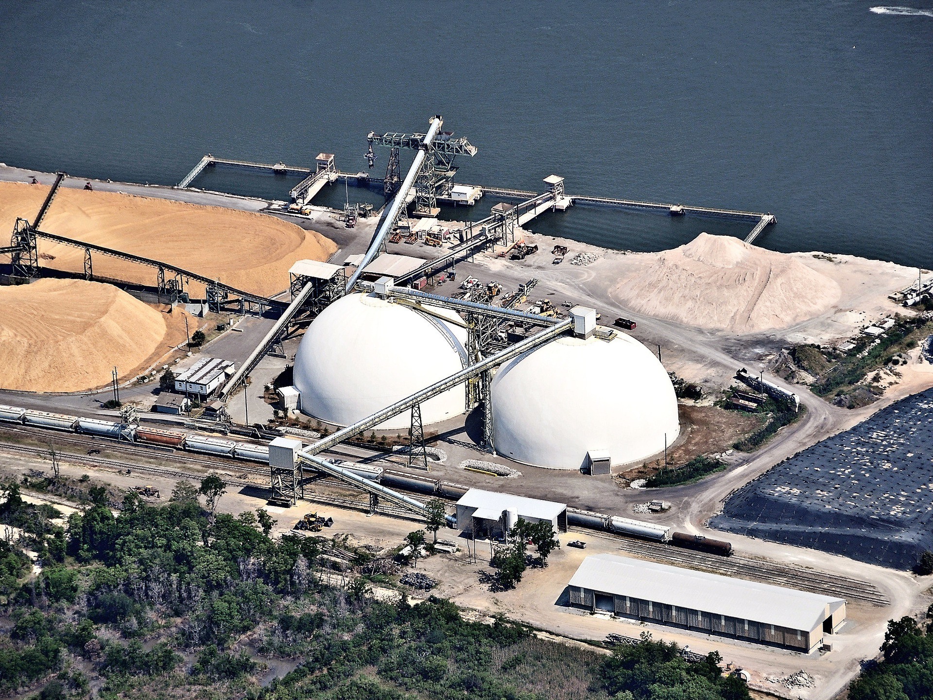 Терминал биомассы в Джорджии