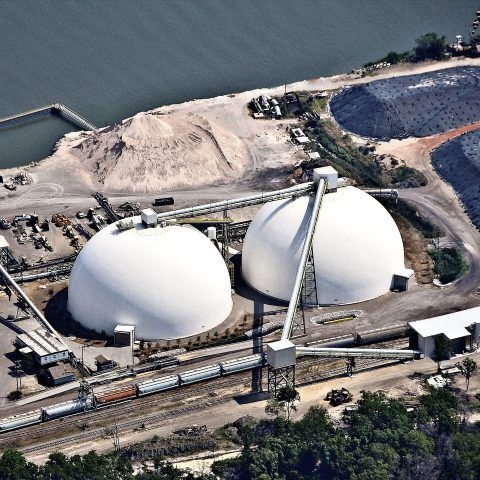 Терминал биомассы в Джорджии